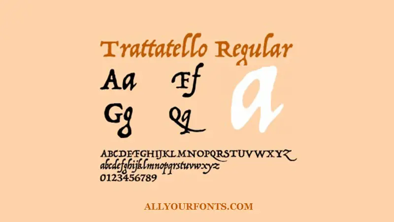 Trattatello Font Family Free Download