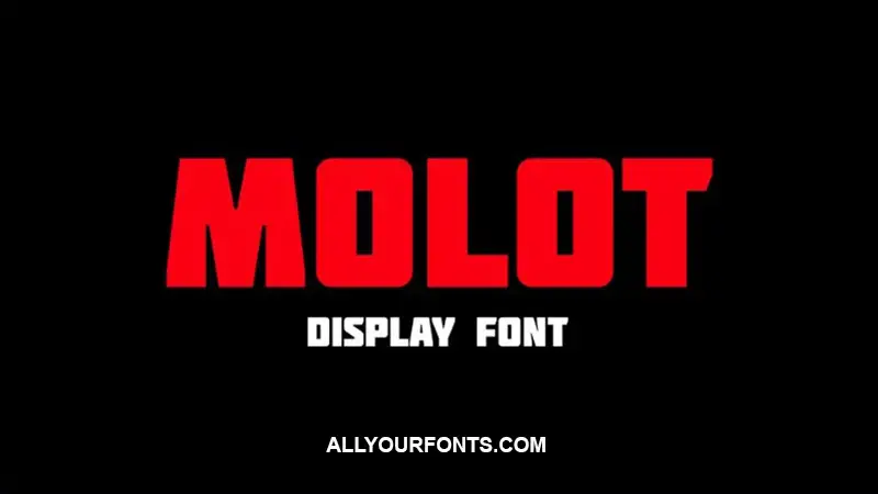 Molot Font Free Download