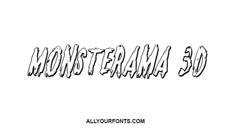 Monsterama Font Family Free Download