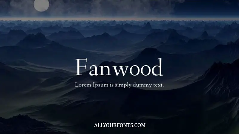 Fanwood Text Font Download