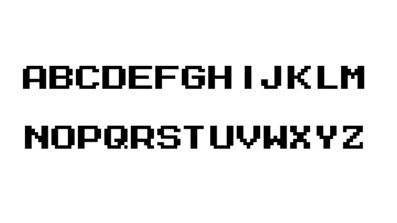 Megaman 2 Font Free Download All Your Fonts