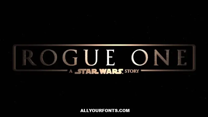 Rogue One Font Free Download