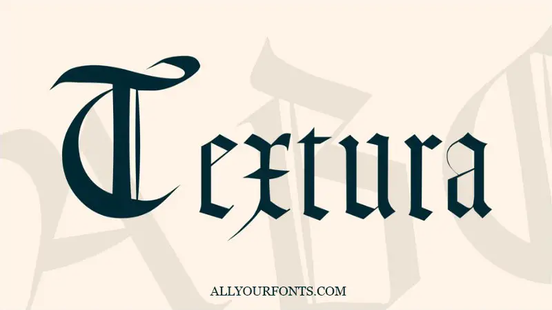 Textura Font Free Download