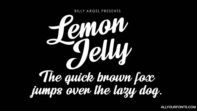 Lemon Jelly Font Download