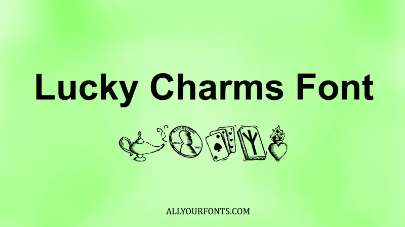 Lucky Charms Font Family Free Download