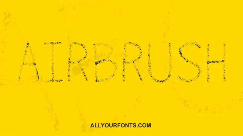 Airbrush Font Free Download