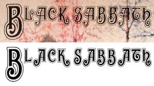 black sabbath logo font