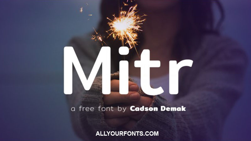 Mitr Font Family Free Download