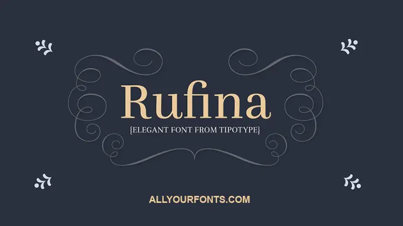 Rufina Font Family Free Download