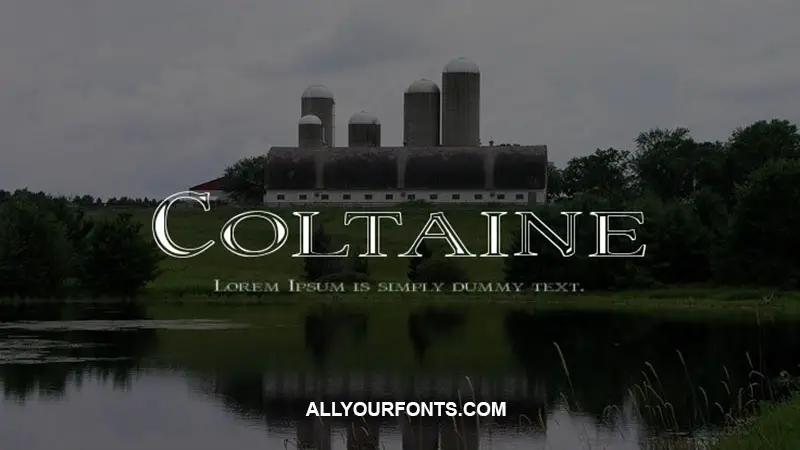 Coltaine Font Free Download