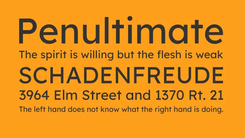 Lexend Font Free Download