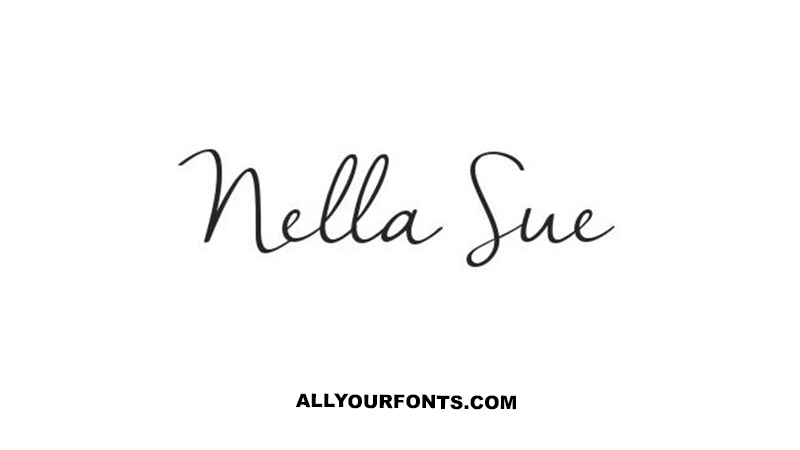 Nella Sue Font Free Download