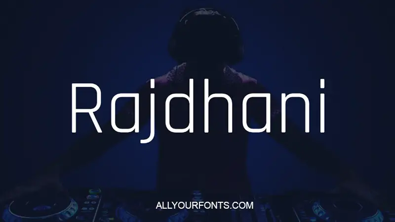 Rajdhani Font Family Free Download
