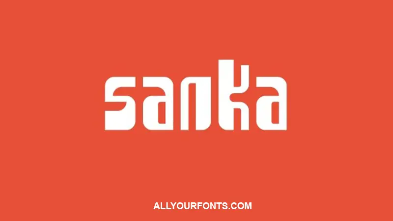 Sanka Font Family Free Download