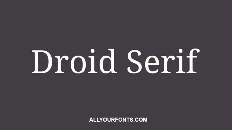 droid font free download