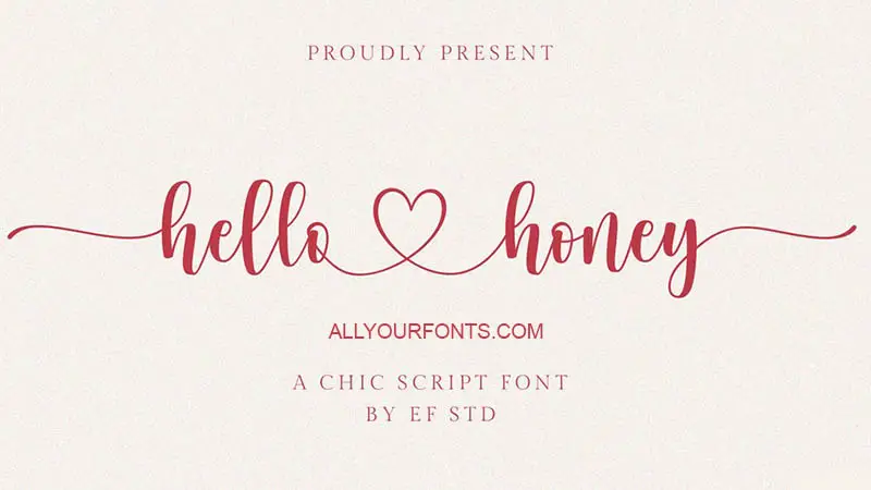 Hello Honey Font Family Free Download