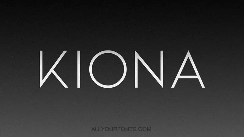 Kiona Font Free Download