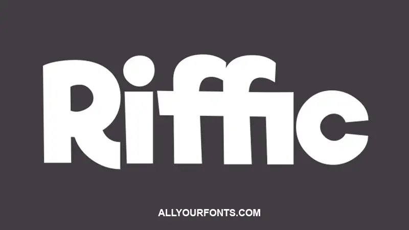 Riffic Font Free Download