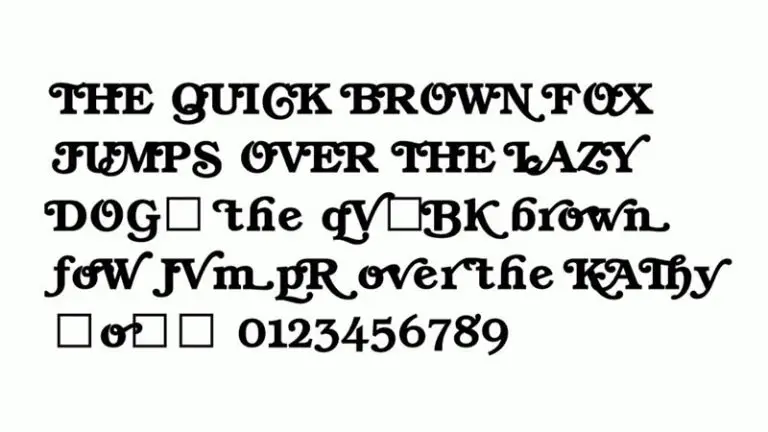 bookman swash typeface