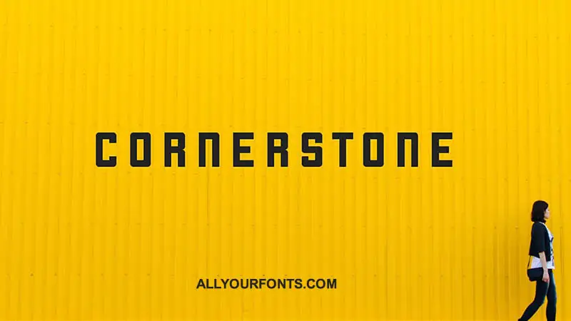 Cornerstone Font Family Free Download