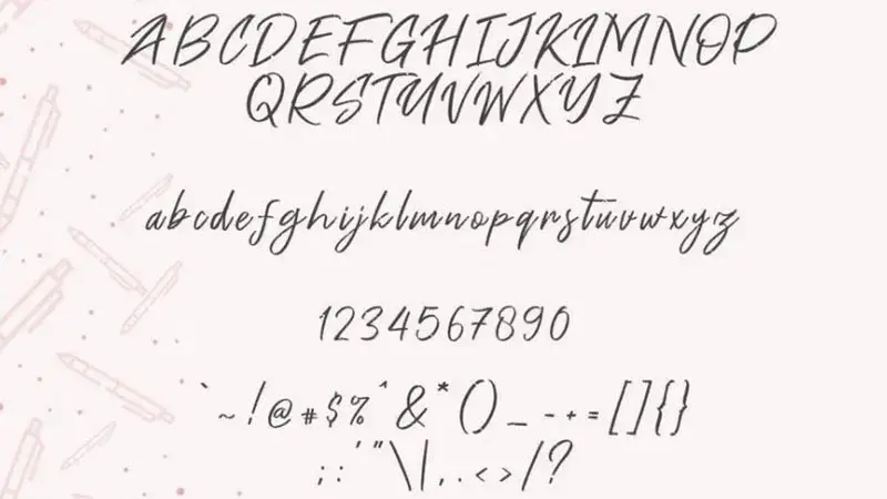 Free Pen Font Family Download