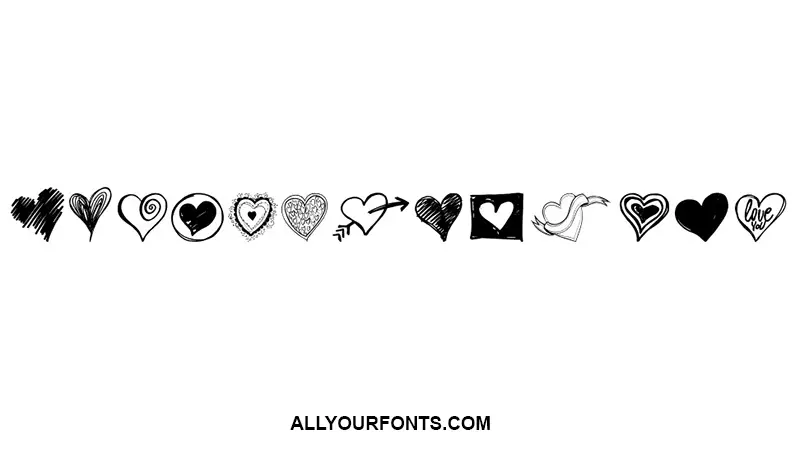 My Valentine Love Font Free Download