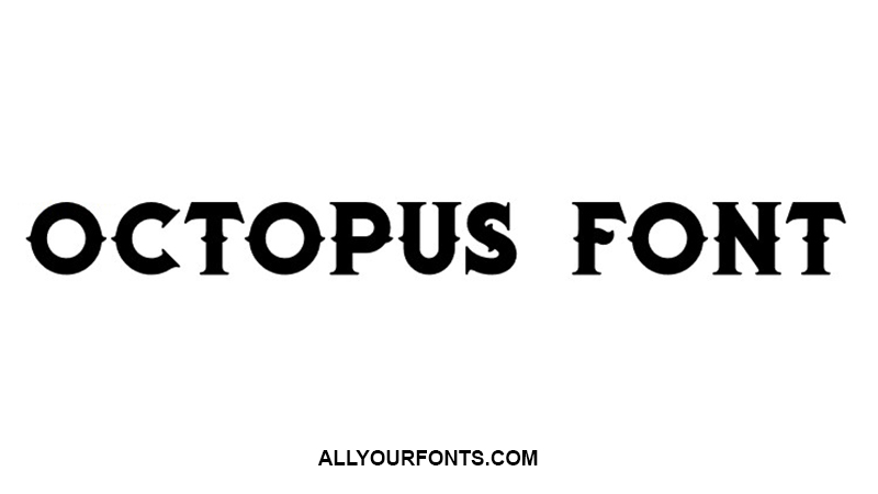 Octopus Font Free Download