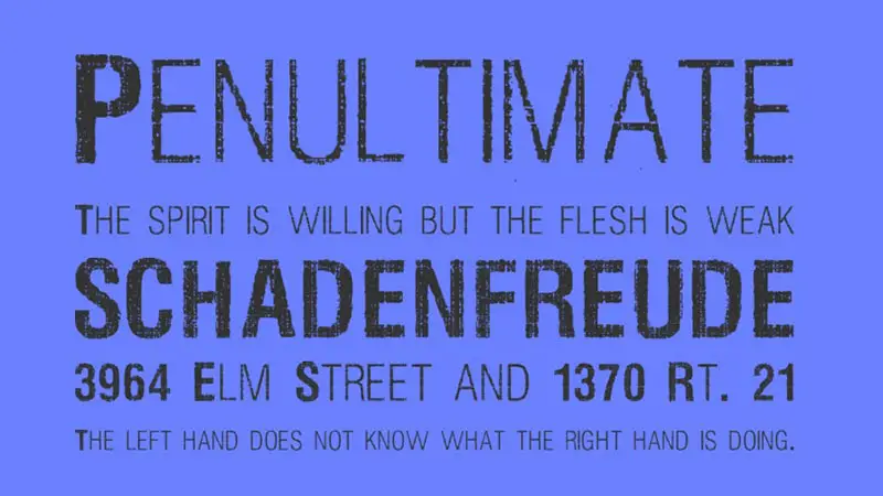 Silent Hill Font Family Download