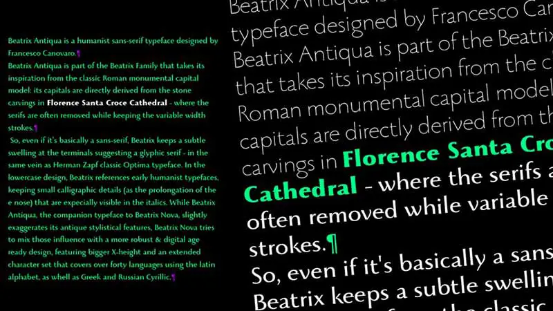 Beatrix Antiqua Font Free Download