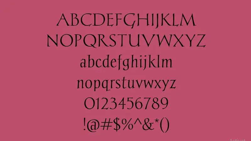 Chantelli Antiqua Font Free Download