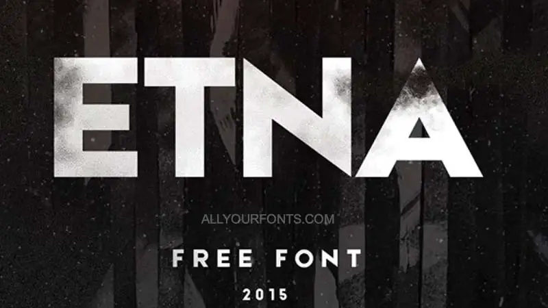Etna Font Free Download