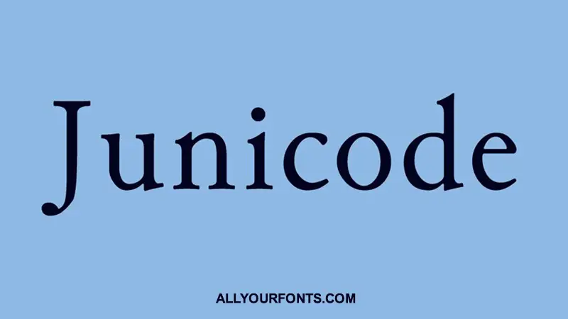 Junicode Font Free Download