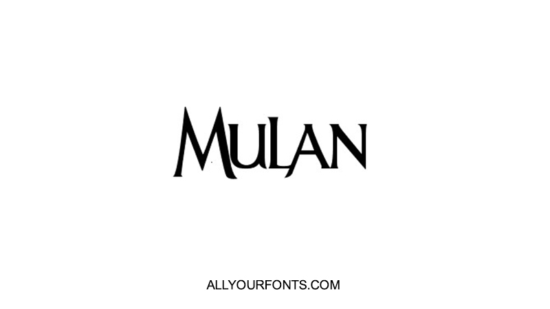 Mulan Font Free Download