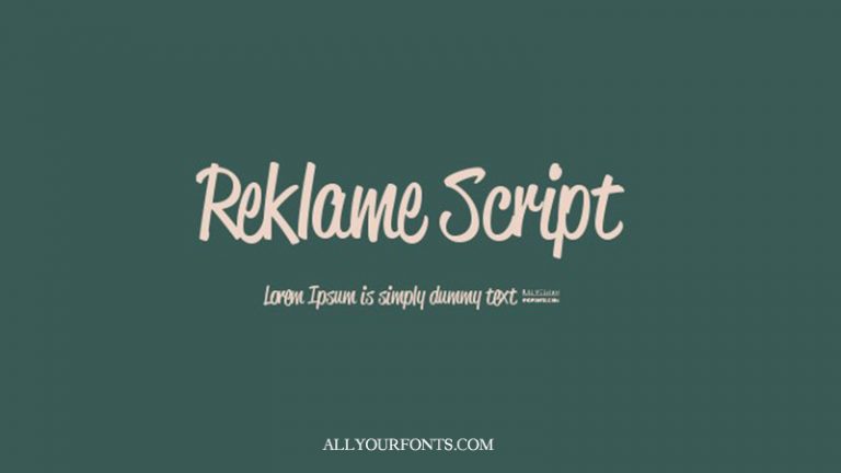 Dafont Reklame Script Reklame Script Font Free Download - All Your Fonts