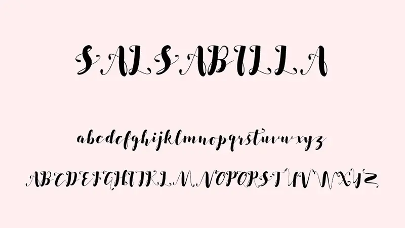 Salsabilla Font Family Free Download
