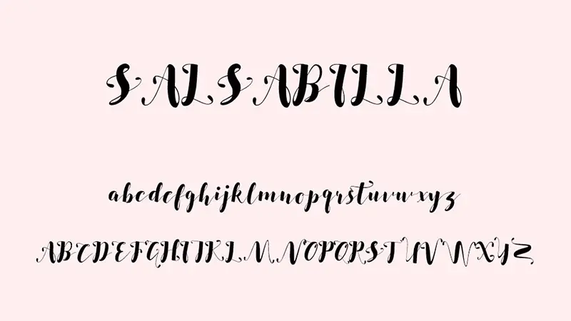 Salsabilla Font Free Download