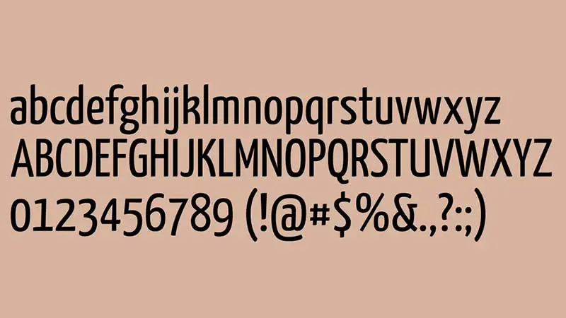 Yanone Kaffeesatz Font Free Download