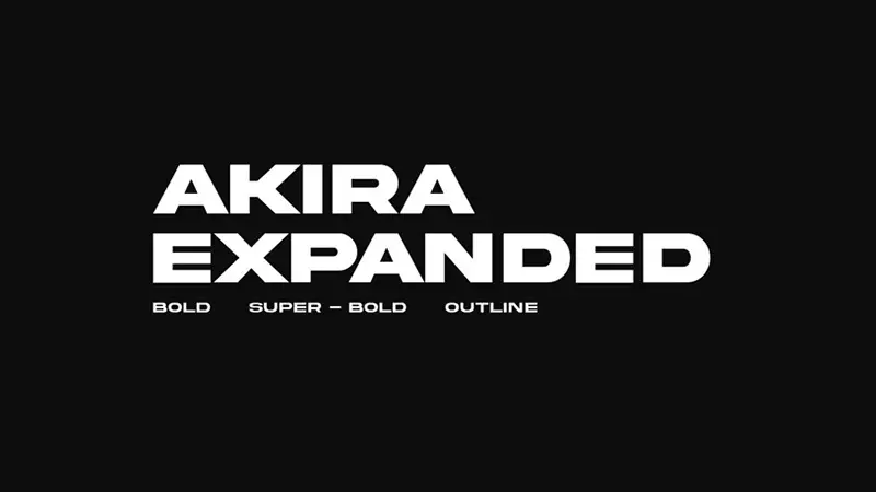 Akira Font Free Download