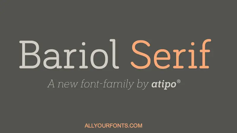 Bariol Serif Font Free Download