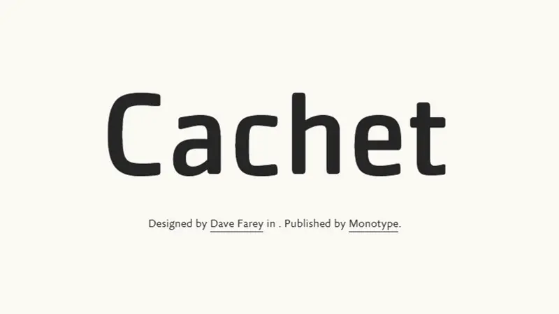 cachet bold font free download mac