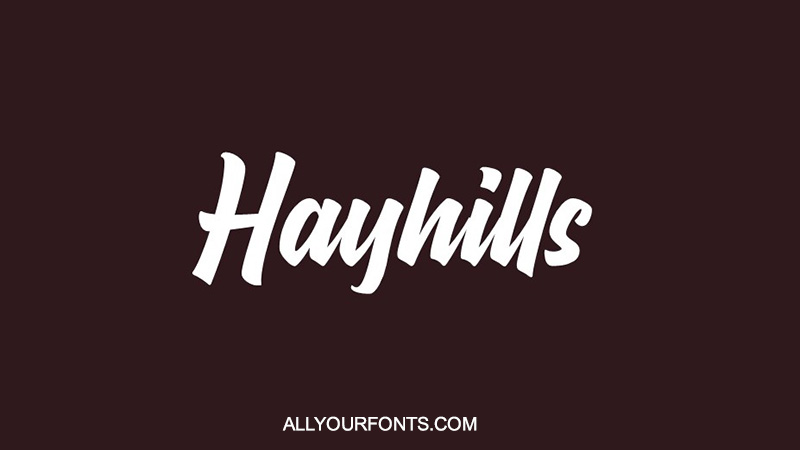 Hayhills Font Family Free Download