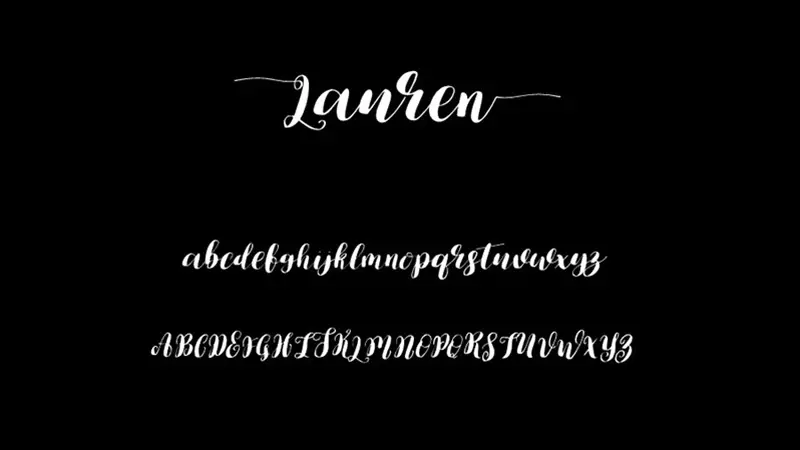 Lauren Font Family Download