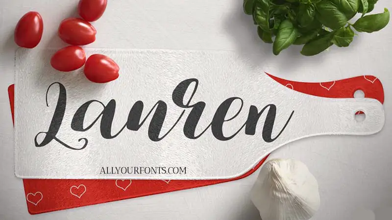 Lauren Font Free Download