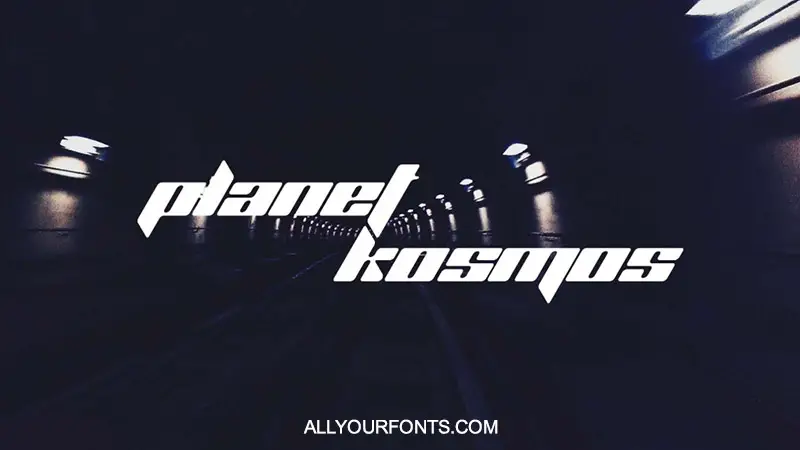 Planet Kosmos Font Free Download