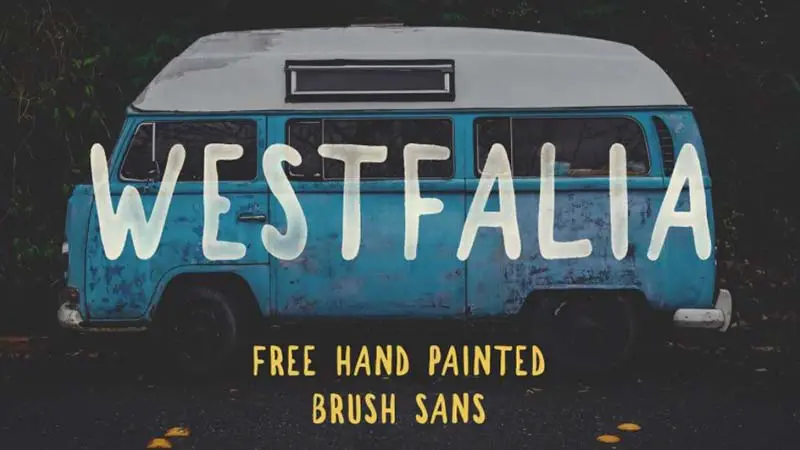 Westfalia Font Free Download