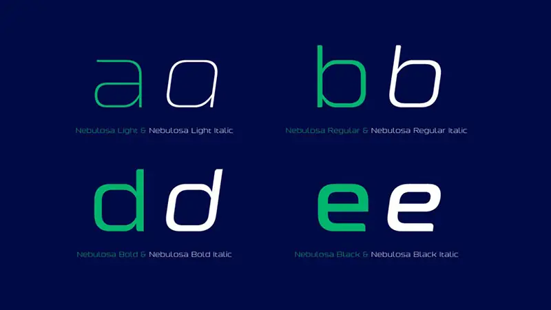 Nebulosa Font Family Download