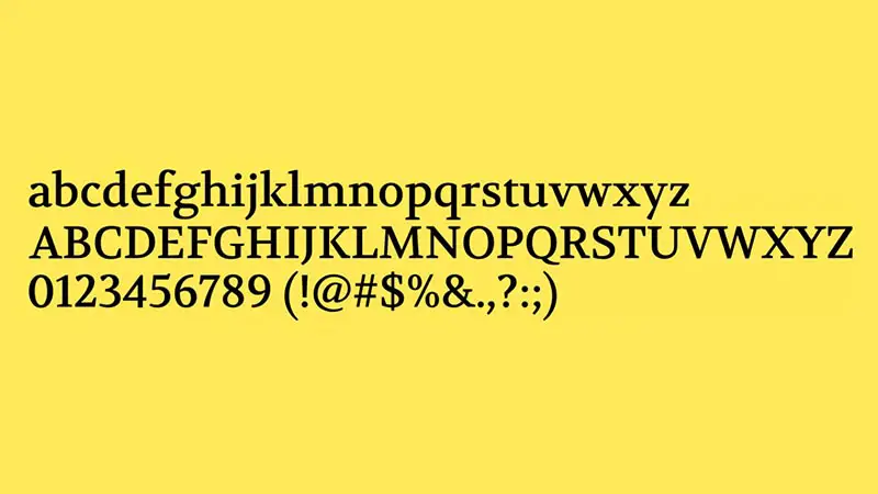 Volkhov Font Free Download