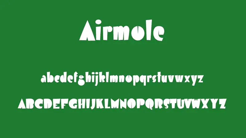 Airmole Font Free Download