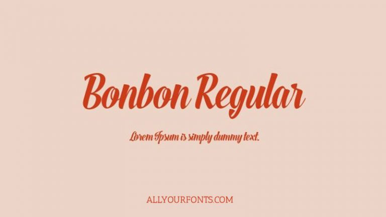 bonbon script font free
