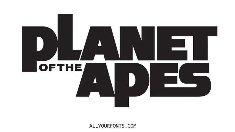 Planet Of The Apes Font Free Download